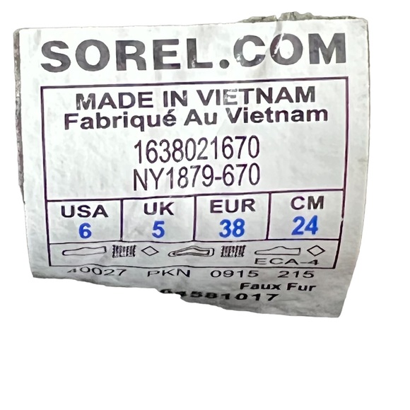 SOREL YOOT PAC winter snow waterproof BOOTS Pink Purple Fuchsia EUC SIZE 6 US - Picture 5 of 10